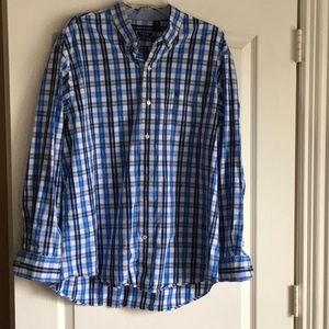 Blue Plaid Button Down